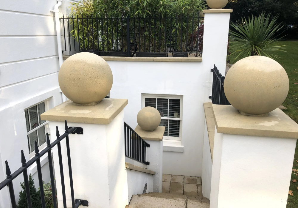 after stone cleaning